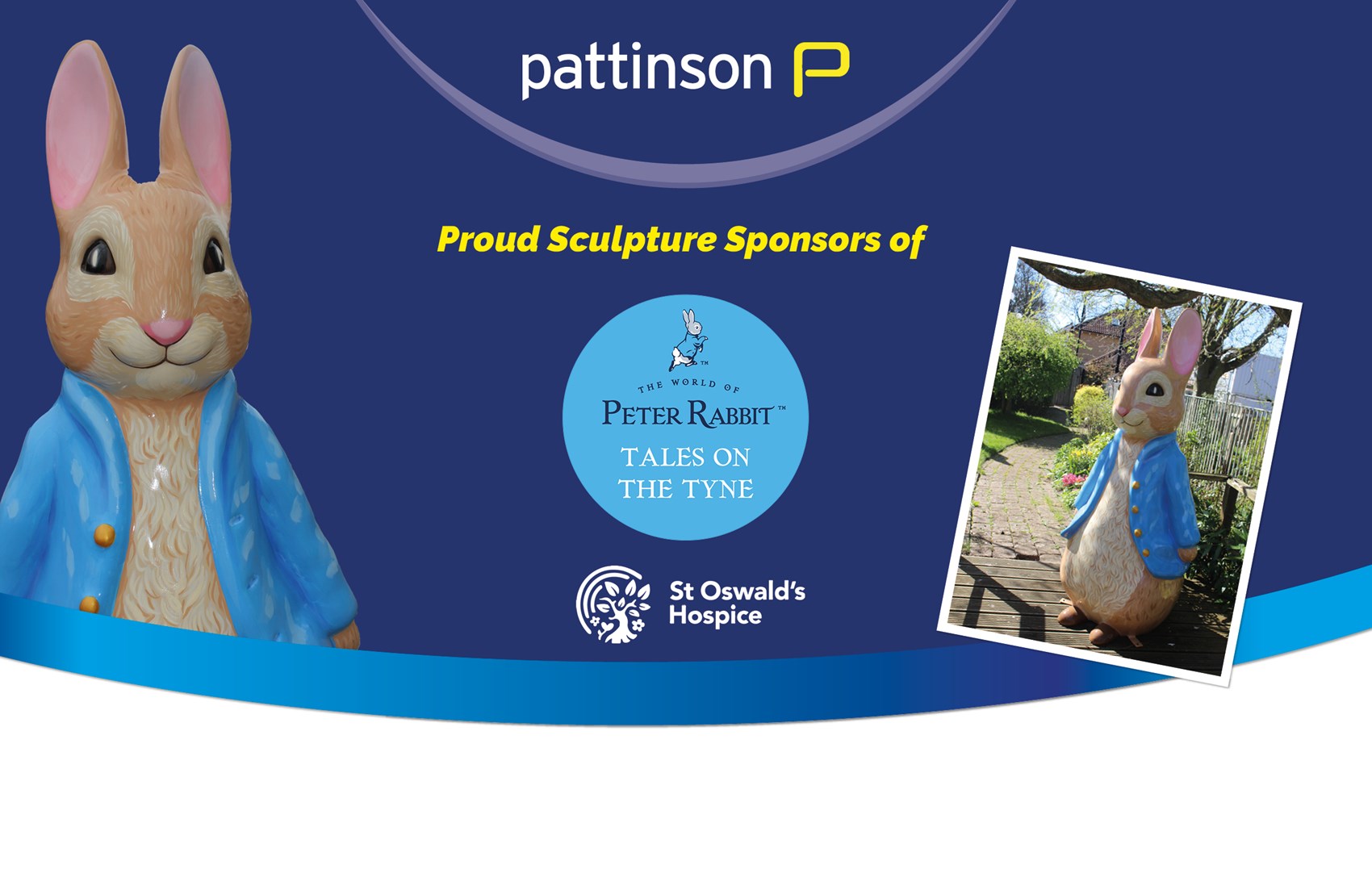 Pattinson Estate Agency Sponsors Peter Rabbit Sculpture in St Oswald’s ...